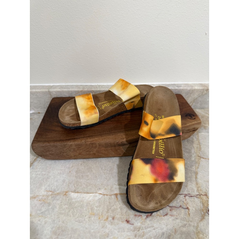 Papillio by Birkenstock Curacao Tie Dye Slide Sandals EU 38 US 7